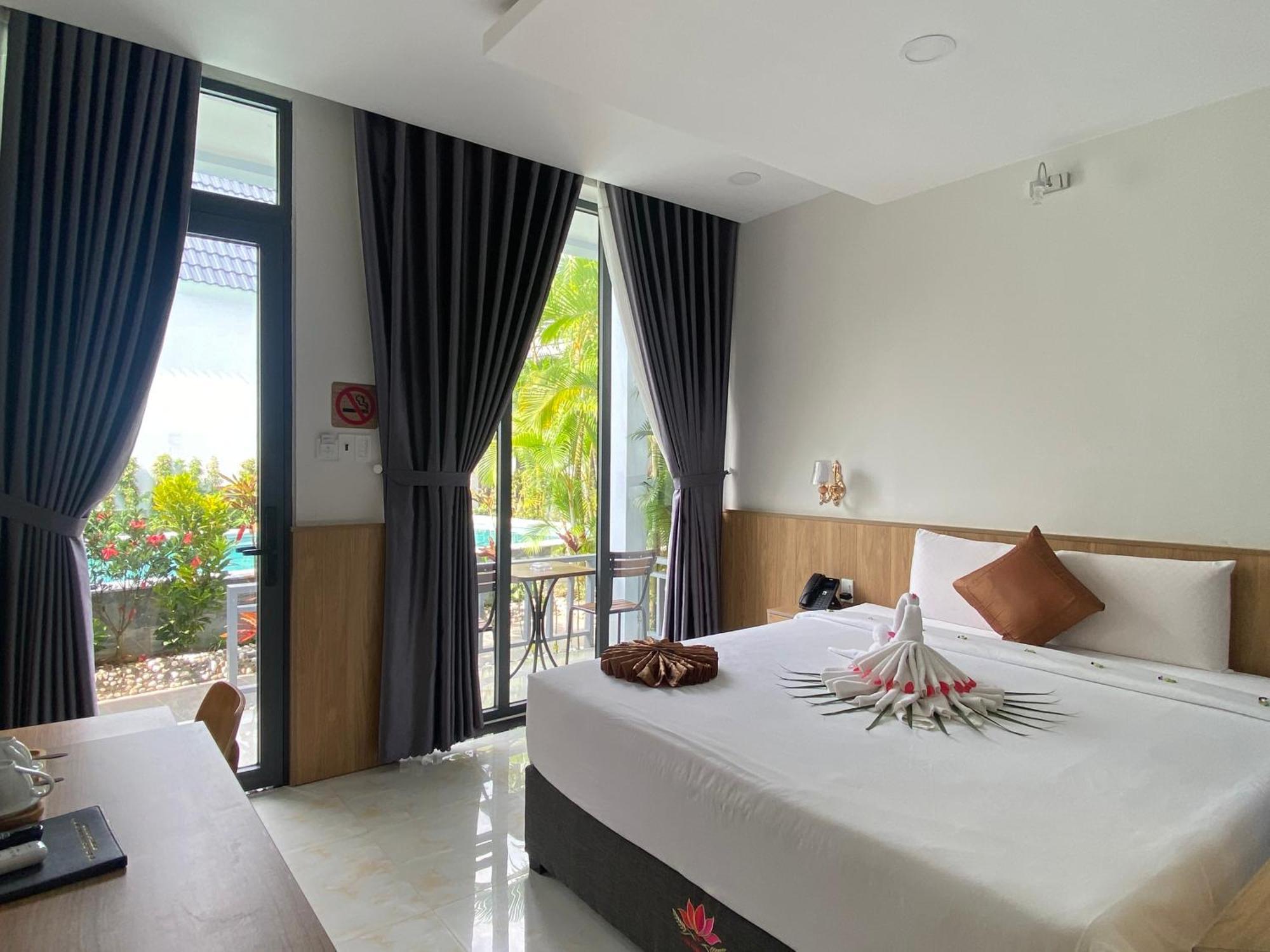 דואונג דונג Ngoc Trai Xanh Bungalow מראה חיצוני תמונה