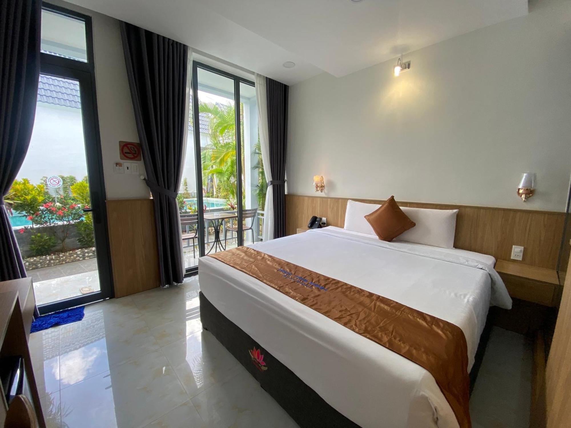 דואונג דונג Ngoc Trai Xanh Bungalow מראה חיצוני תמונה