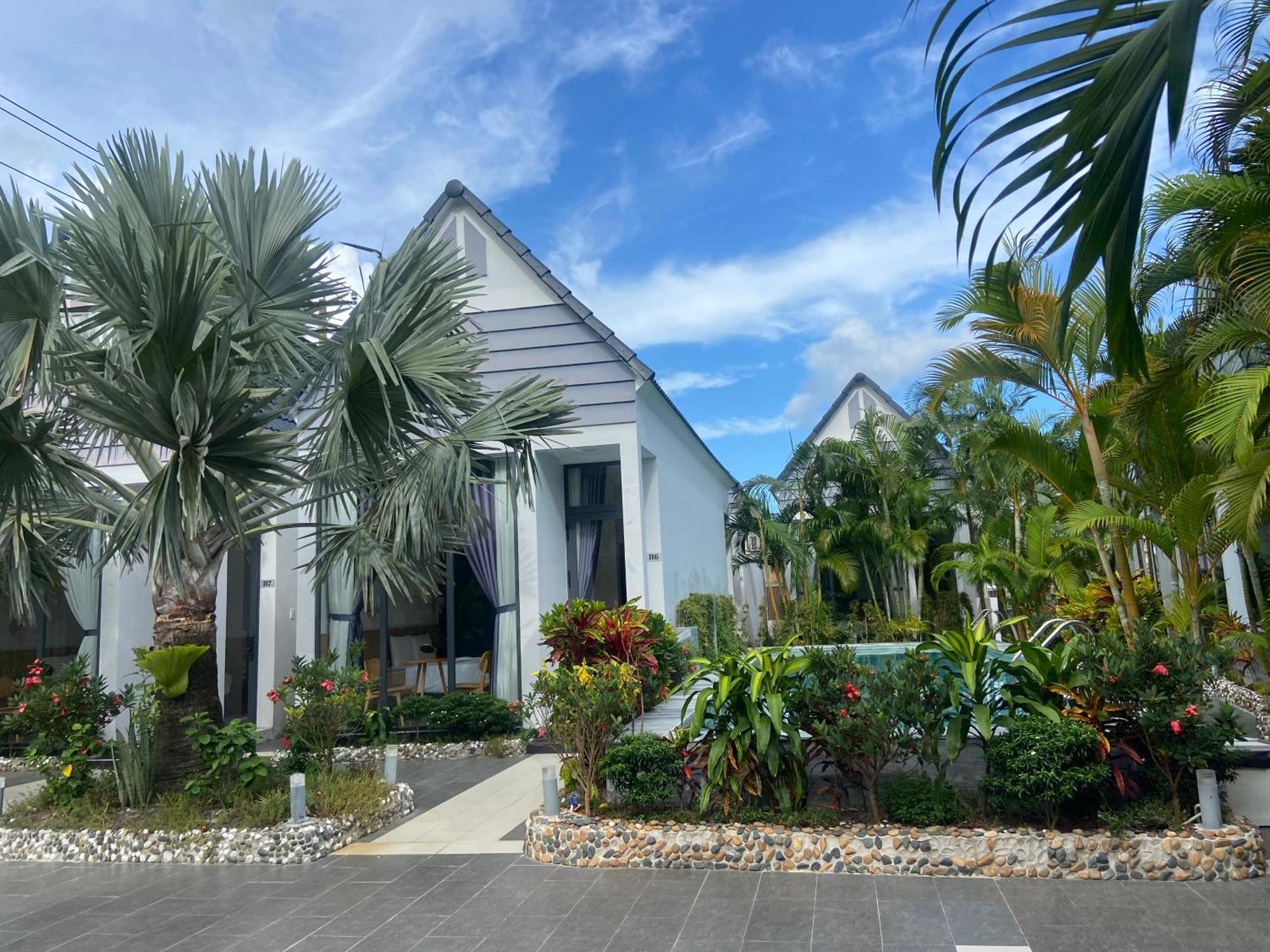 דואונג דונג Ngoc Trai Xanh Bungalow מראה חיצוני תמונה